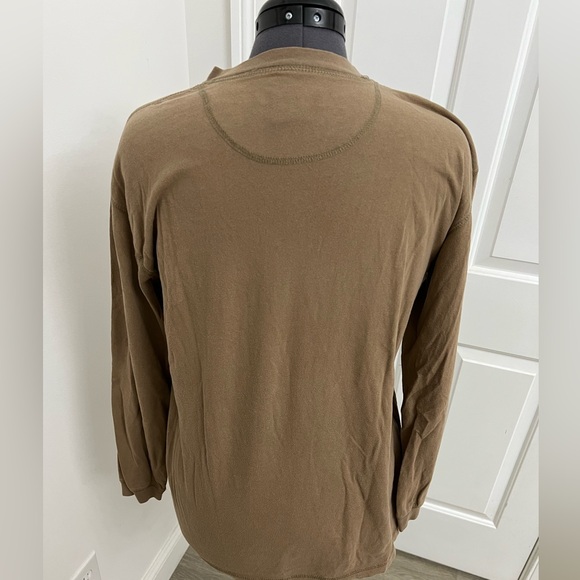 PURITAN Men's Brown Henley Shirt Size M - Picture 5 of 9